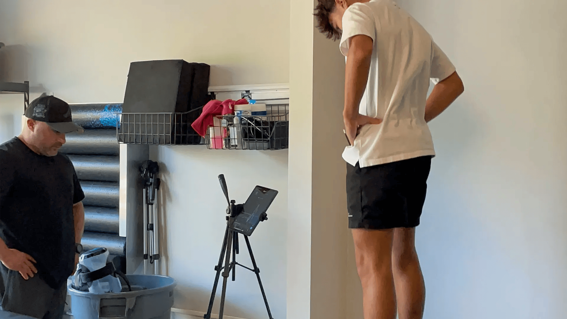 man taking a sports training class at Belding Performance