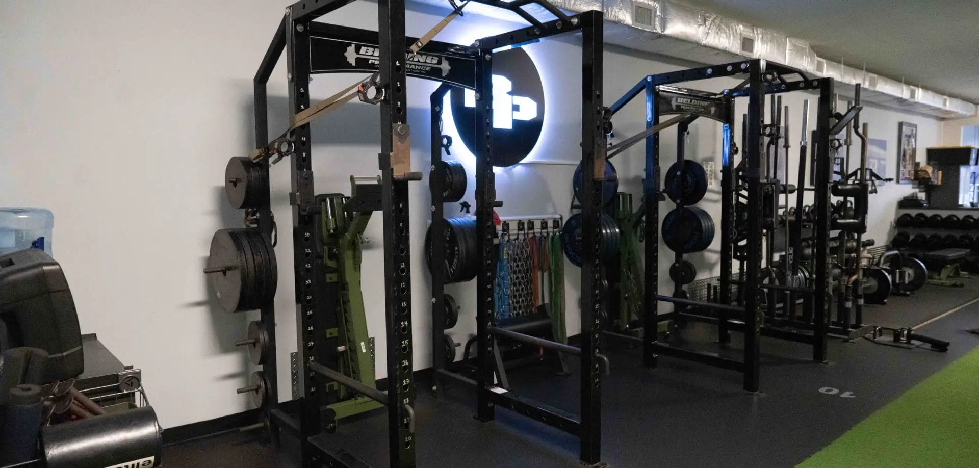 Our gym machines at Belding Performance